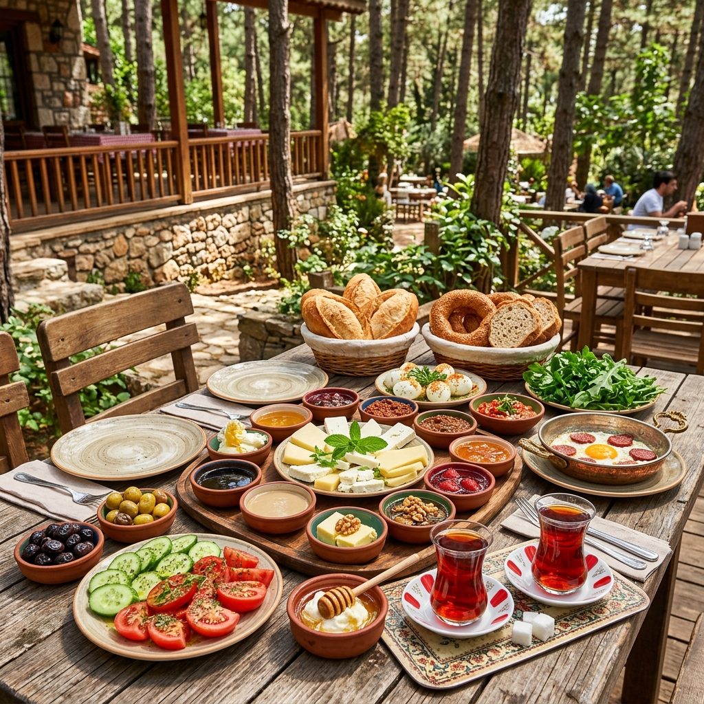 Çamlı Bahçe Serpme Köy Kahvaltısı